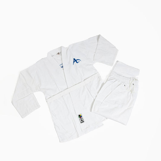بدلة كاراتيه للمبتدئين من Athlete Home | زي تقليدي خفيف الوزن للتدريب والمنافسات | طقم كامل مع حزام أبيض