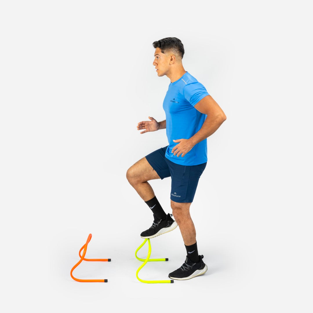 Athlete Home Men's Momentum Performance Tee & Agility Pro-Fit Shorts Set | Breathable Moisture-Wicking Gym & Running Kit for Peak Athletic Performance