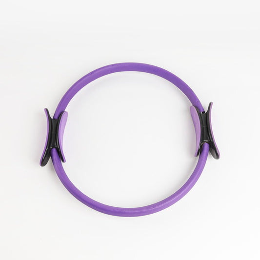 حلقة البيلاتس الاحترافية من Athlete Home - حلقة المقاومة السحرية لنحت وتقوية عضلات الفخذ الداخلية، الذراعين، والجذع - للياقة البدنية وكامل الجسم مع وسادات مريحة