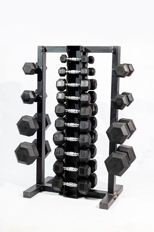 Athlete Home Pro-Grade Dual Barbell & Dumbbell Storage Rack | Heavy-Duty Steel Multi-Function Weight Stand for Home Gym Organization & Commercial Use in Egypt Without Dumbell