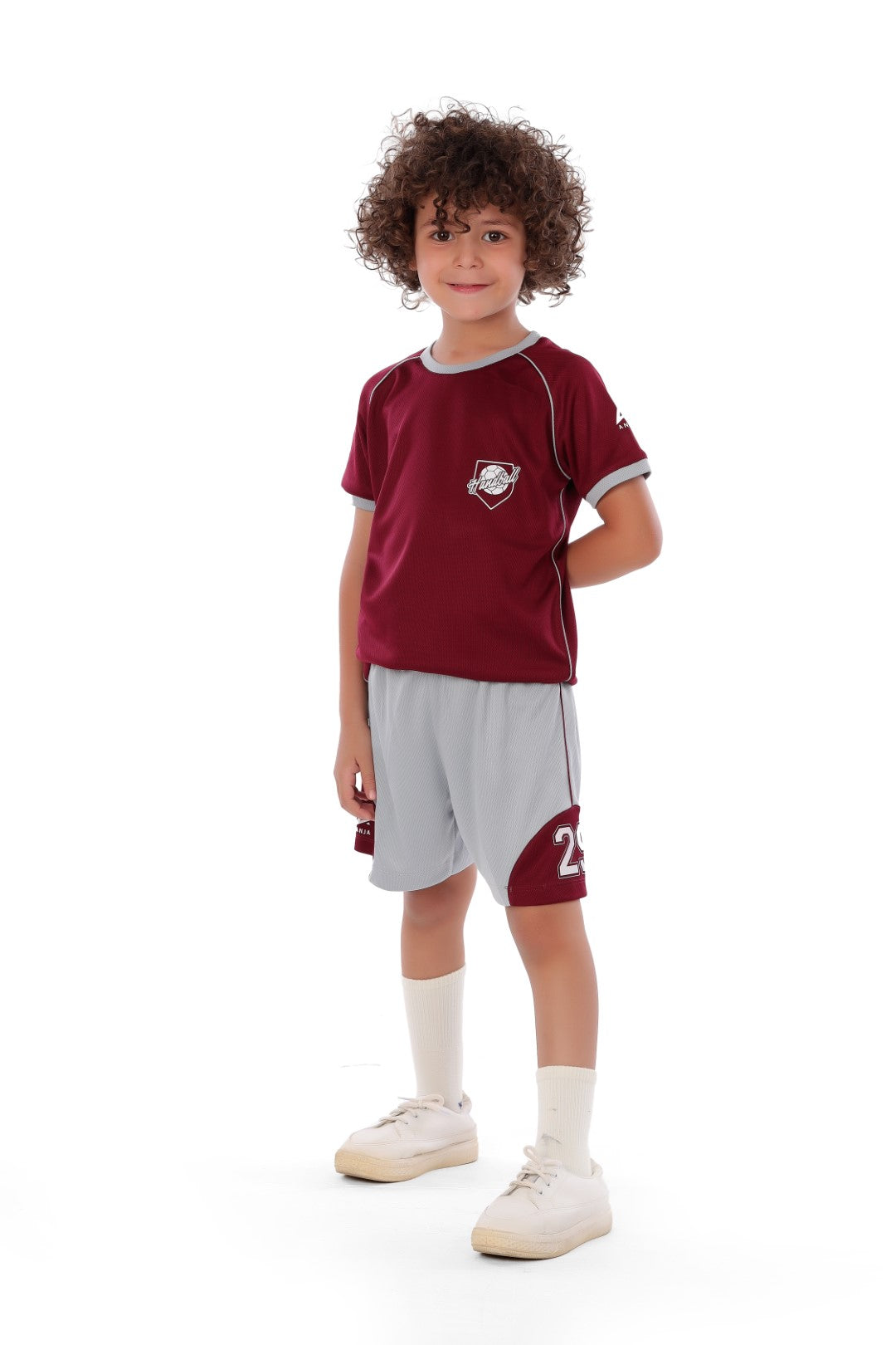 Athlete Home "Elite Playmaker" Kids Handball Kit | Pro-Performance Breathable Jersey & Shorts