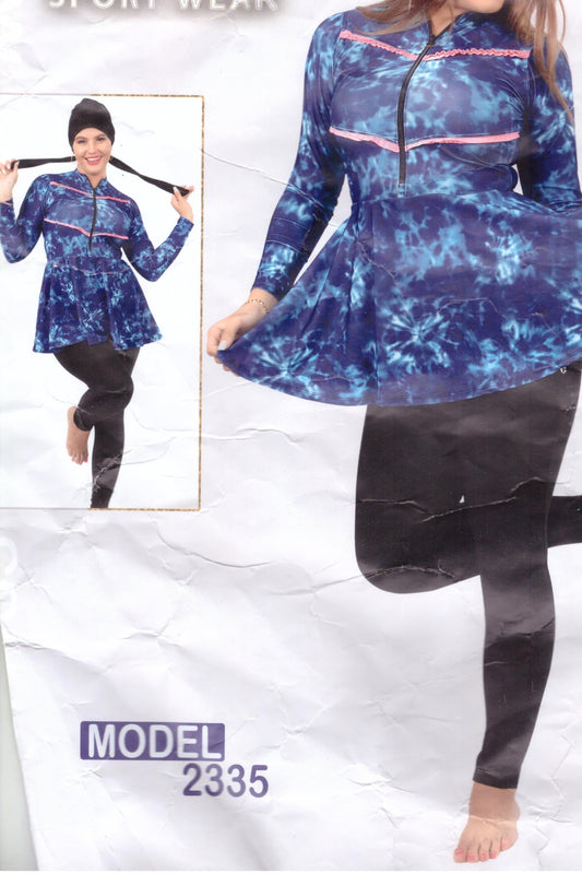 بوركيني أمواج المجرة من Athlete Home: مايوه شرعي نسائي بتغطية كاملة، أكمام طويلة وليجنز، سريع الجفاف ومقاوم للكلور، للمرأة العصرية في مصر