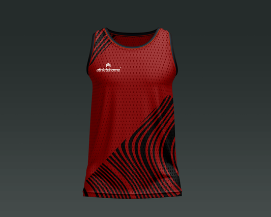 تانك توب "Velocity" للأداء العالي للرجال من Athlete Home | فانلة كت شبكية فائقة التهوية للجري والجيم وتمارين HIIT | طاردة للعرق وخفيفة الوزن
