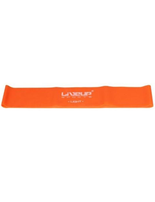 Liveup Sports Light Resistance Mini Band - Orange Exercise Loop for Glute Activation, Hip Strengthening & Full Body Workouts - Durable Fitness Band for Home & Gym Injury Prevention and Toning