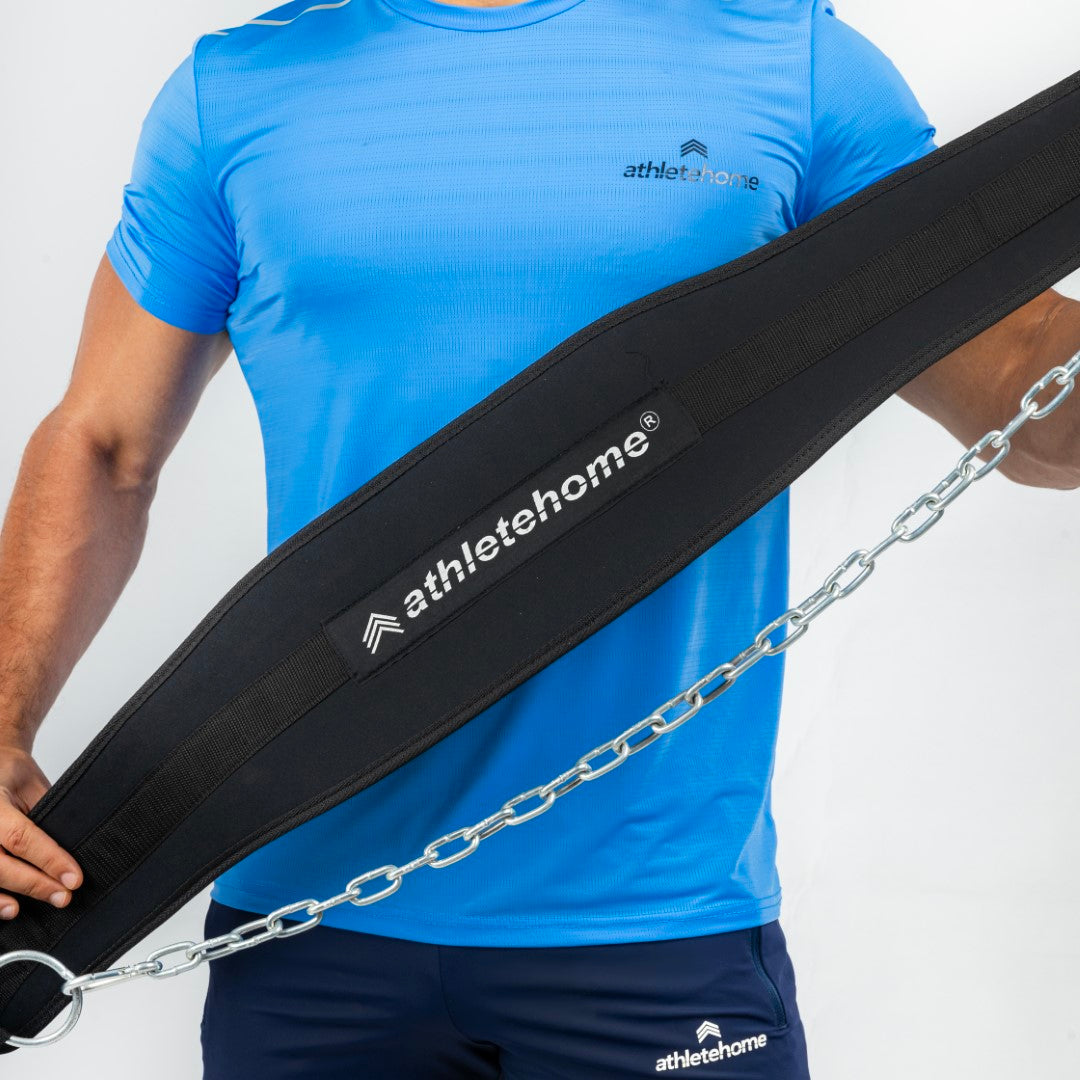 Athlete Home Dip Belt for Weightlifting | Add Weight to Your Dips & Pull-Ups | Build Strength & Muscle