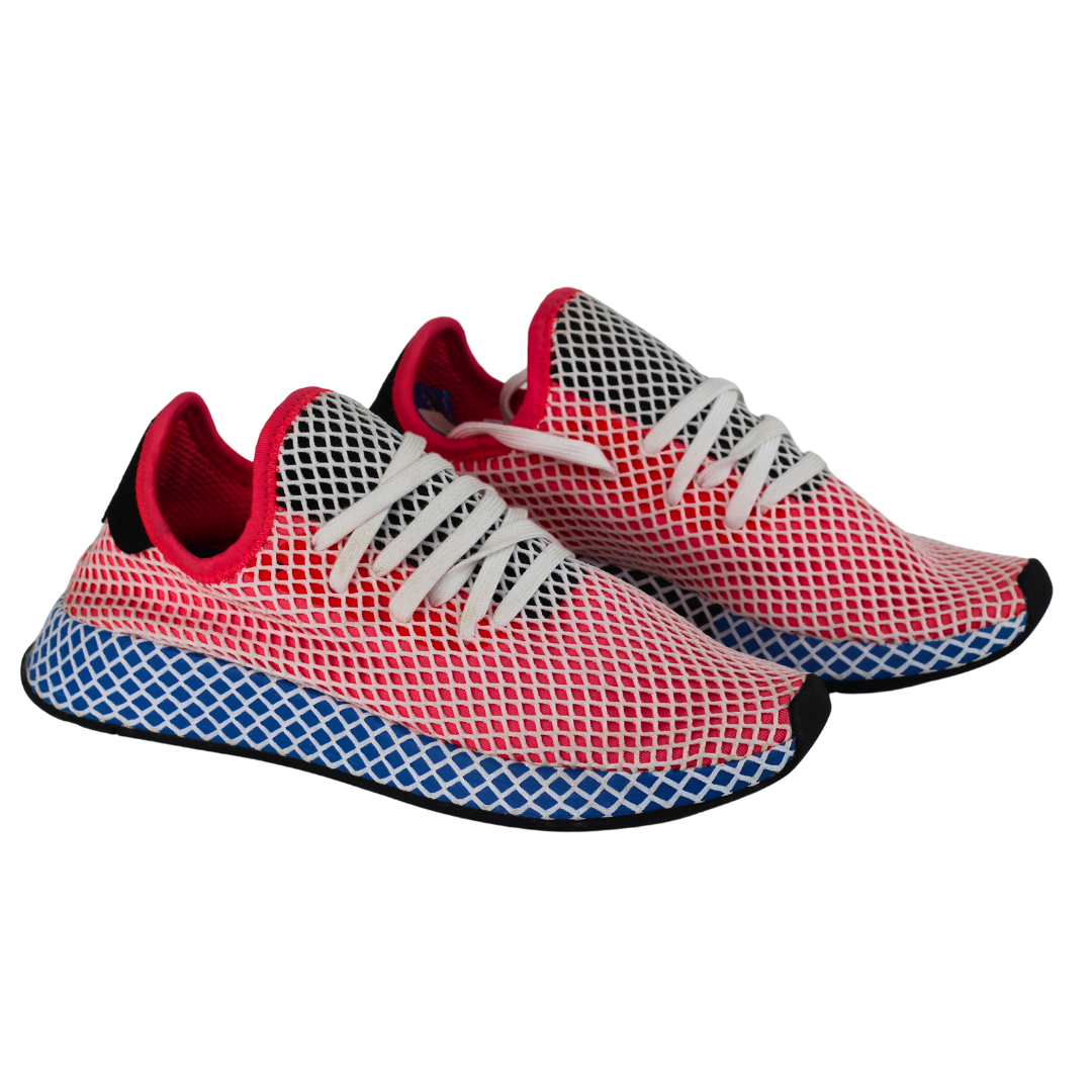 Adidas Originals Deerupt Runner Unisex Lightweight Webbed Sneaker in