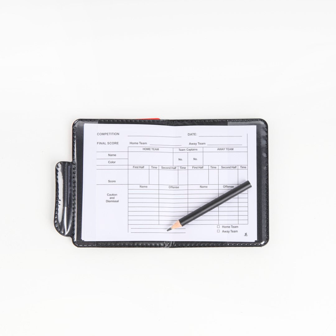 طقم محفظة حكم فيفا الرسمية | مجموعة تحكيم احترافية لكرة القدم مع بطاقات حمراء وصفراء، دفتر ملاحظات وقلم | لحكام المباريات ومنظمي الدوريات