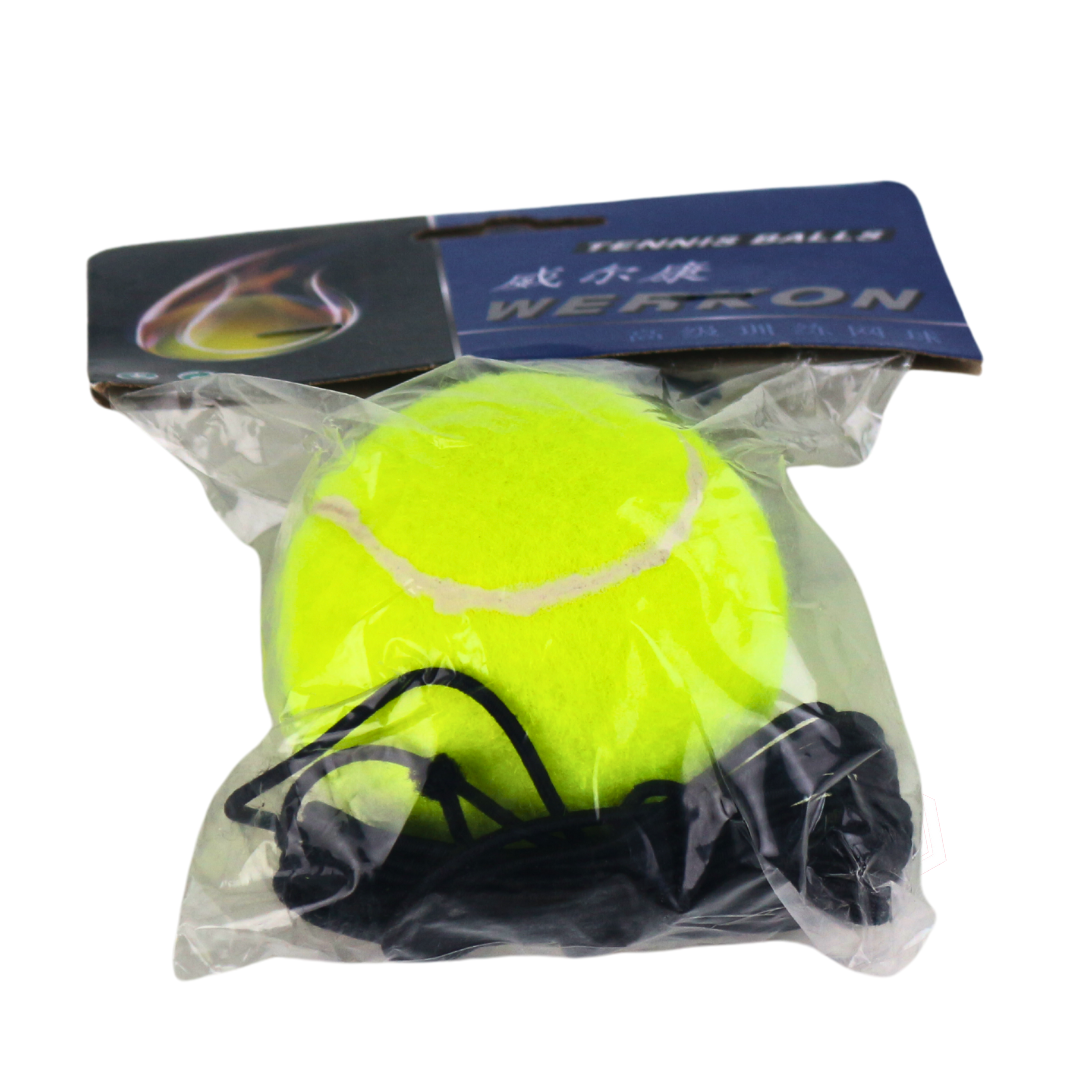 Tennis Trainer Rebound Ball for Solo Practice | Durable Tennis Ball with Elastic Cord for Improving Strokes & Hand-Eye Coordination | Home Tennis Training Equipment