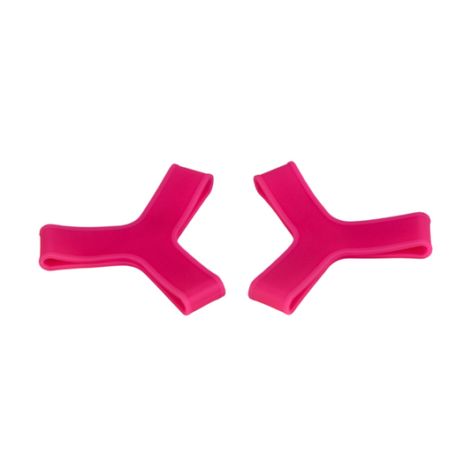 Ergonomic Silicone Barbell Grips | Ultimate Hand Protection & Callus Guard for Weightlifting | Enhances Grip for Deadlifts, Pull-ups & Rows | Pink