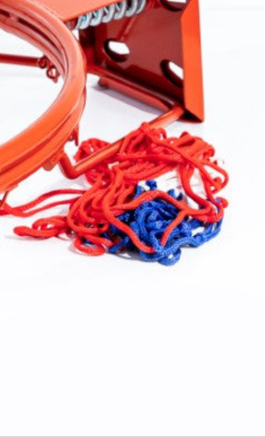 شبكة كرة سلة بدون الحلقه المعدن بريك أواي احترافية من أثليت هوم: طوق متين مزود بسوستة قابل للتثبيت على الحائط مع شبكة لكل الأجواء للاستخدام الداخلي/الخارجي في مصر بدون الحلقة المعدن