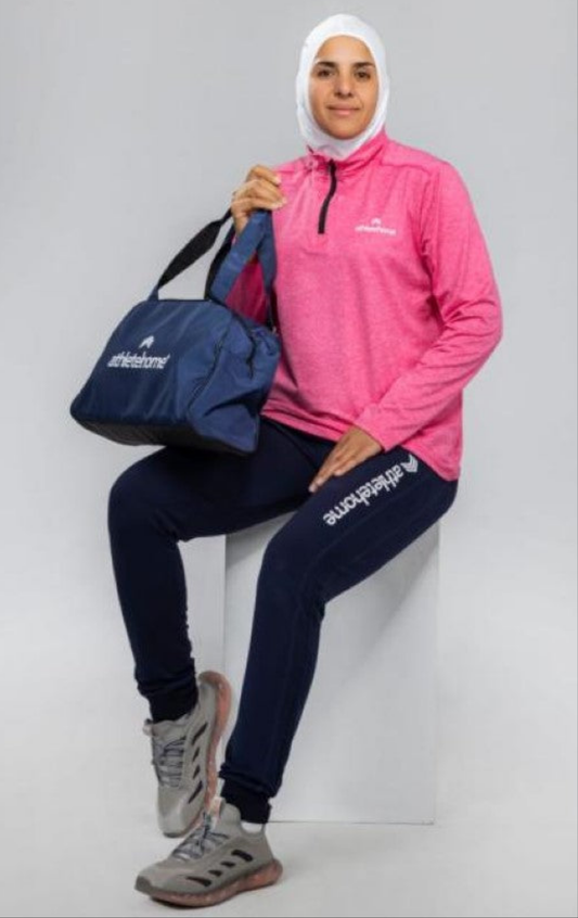 حافظ على دفئك وراحتك | قميص رياضي مُـناسب للجنسين - تيشيرت نص سوسته بسحاب نصف | قماش مُـناسب للرياضة | مثالي للطبقات