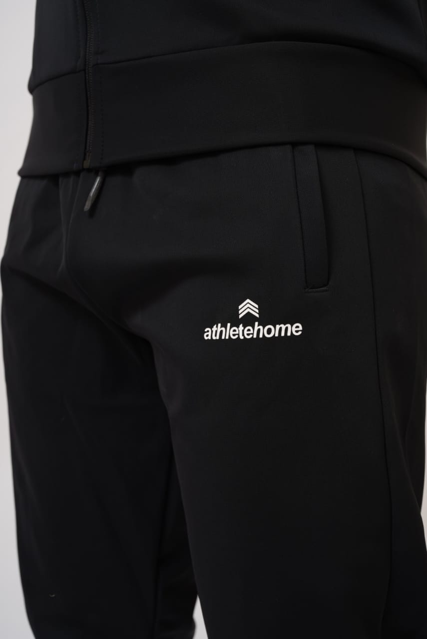 Athlete Home "Apex" Performance Tracksuit | Men's Full-Zip Hooded Jacket and Pants Set for Gym, Training & Running | Technical Stretch Fabric