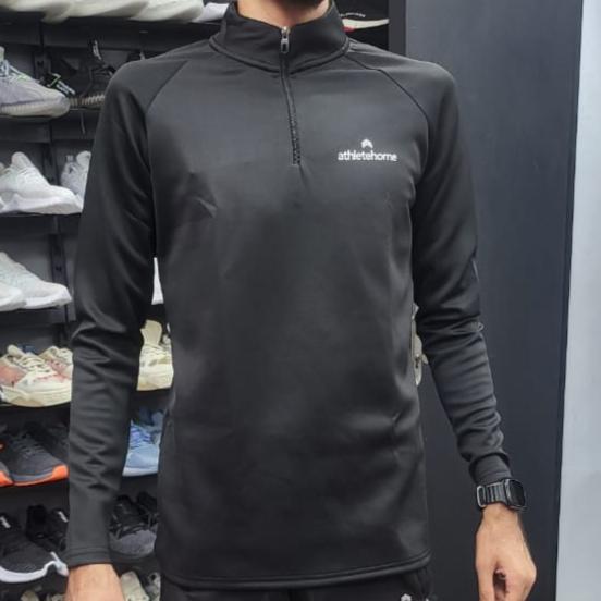 Athlete Home 'Momentum' Performance Quarter-Zip | Men's Long-Sleeve Running & Training Top | Moisture-Wicking Thermal Athletic Pullover