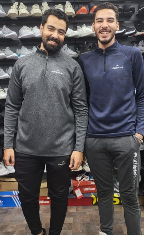 Athlete Home 'Momentum' Performance Quarter-Zip | Men's Long-Sleeve Running & Training Top | Moisture-Wicking Thermal Athletic Pullover