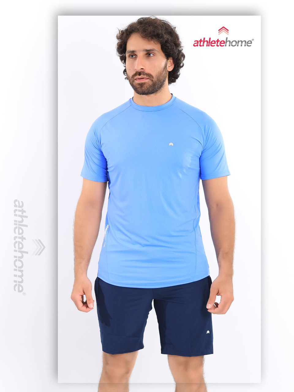 Athlete Home 'Endurance' Men's Essential Workout Set | Moisture-Wicking Performance T-Shirt & Athletic Shorts | For Gym, Training & Running in Egypt