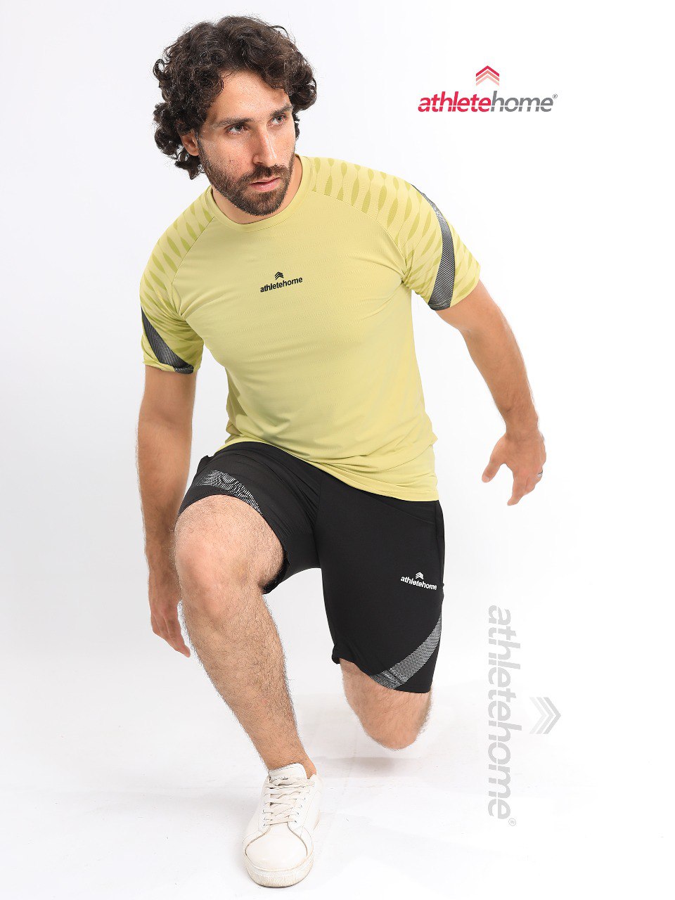 Athlete Home 'Velocity' Men’s Performance Set | Breathable Gym T-Shirt\& Athletic Shorts | For Running, HIIT & Weightlifting in Egypt