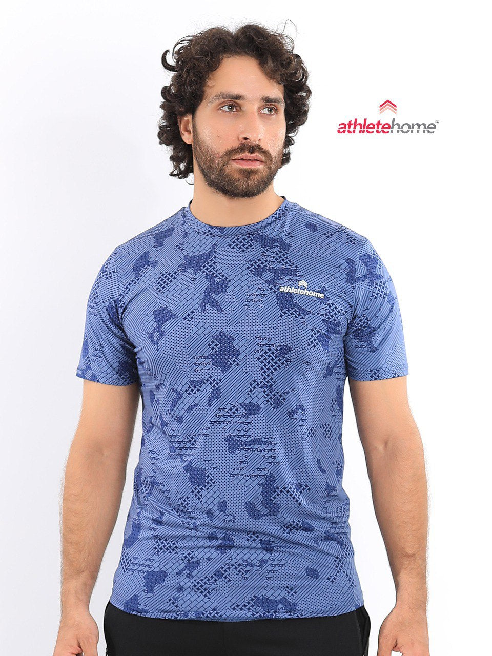 Athlete Home 'Disruptor' Men's Performance T-Shirt | Digital Camo Print Gym & Training Top | Breathable & Lightweight in Egypt