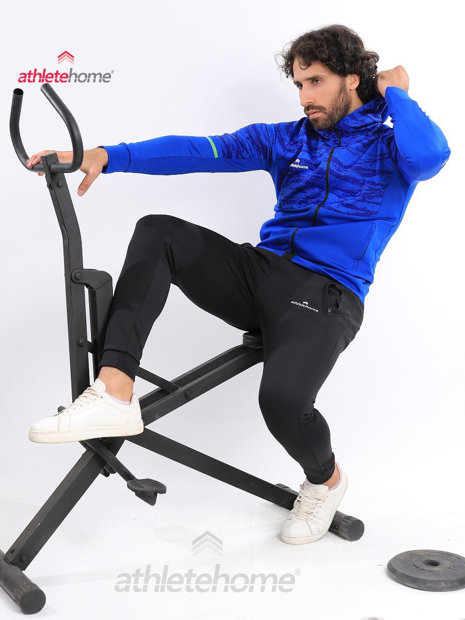 Athlete Home Men's Performance Training Tracksuit | Full-Zip Jacket & Joggers for Gym, Warm-ups, and Active Lifestyles