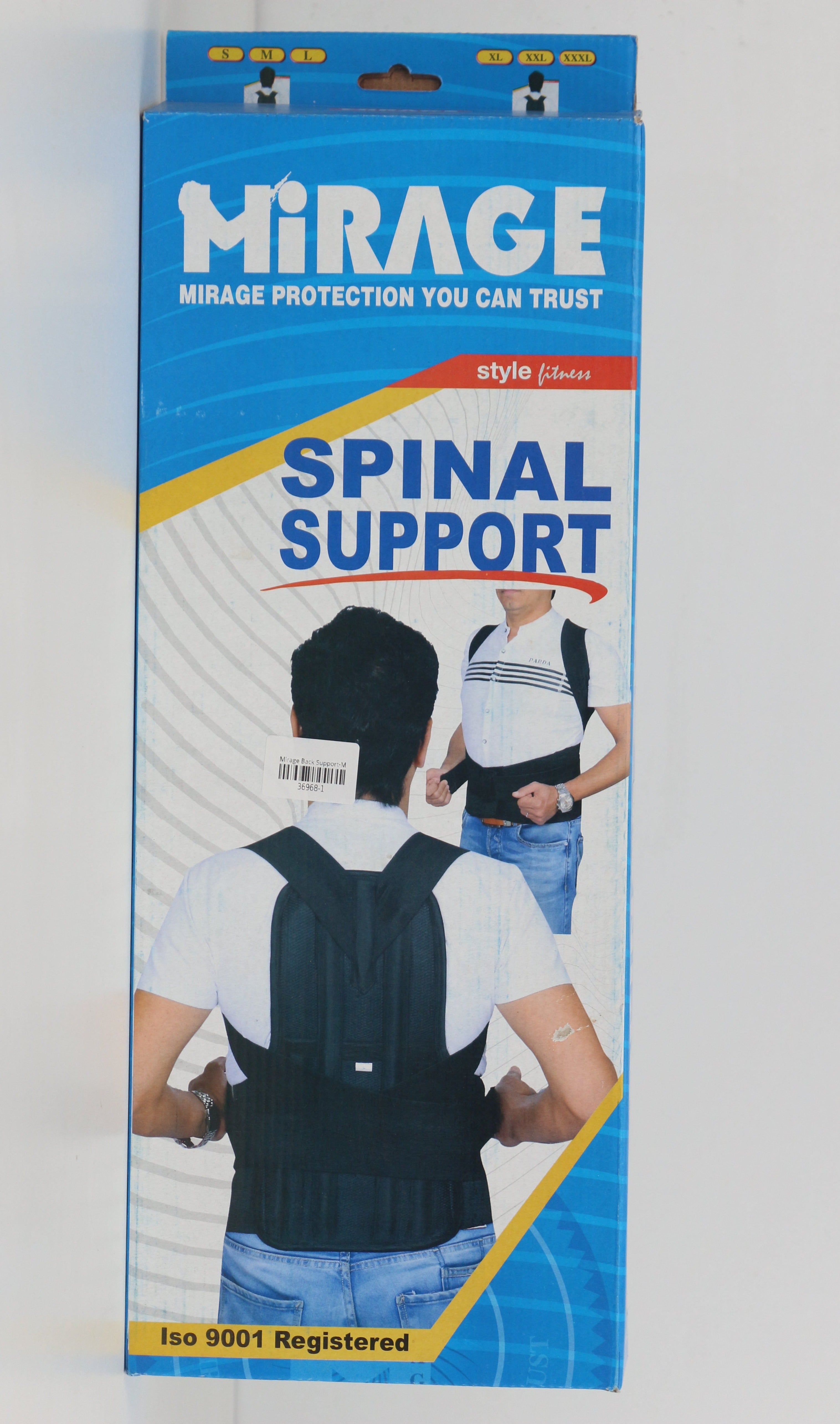 Mirage Spinal Support Brace Adjustable Back Support for Posture