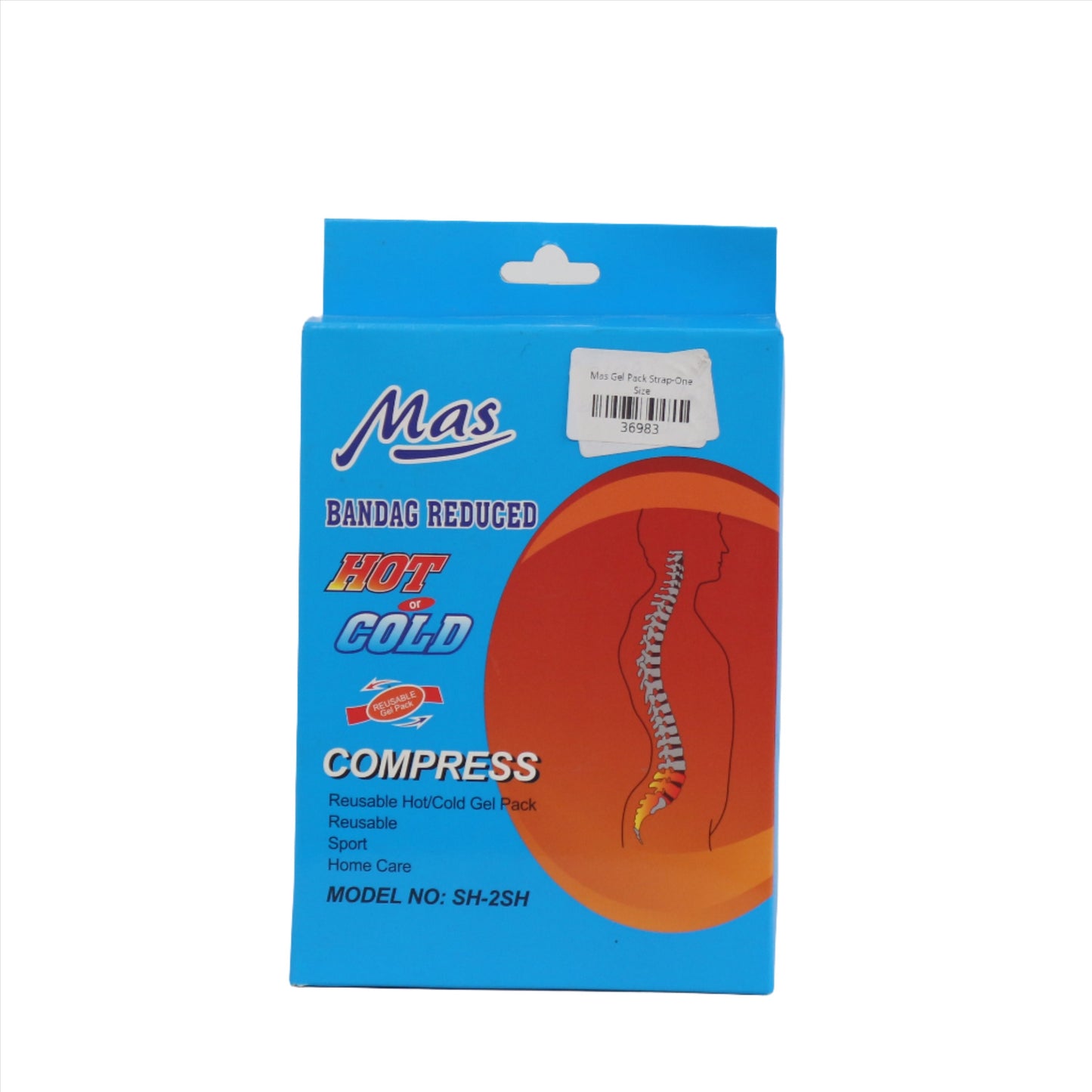 Mas Reusable Hot & Cold Gel Compress | Versatile Pain Relief for Back, Shoulders & Muscles | Ideal for Athletic Recovery & Injury Management