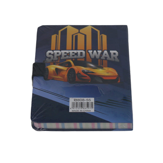 سجل تدريب Speed War للأداء العالي | دفتر تمرين ومفكرة تغذية للرياضيين المحترفين لتوثيق التقدم وتخطيط الوجبات وتحطيم الأرقام القياسية