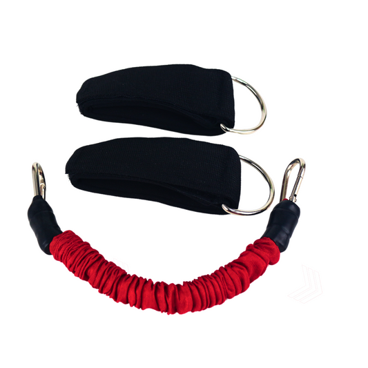 Leg Resistance Bands for Speed and Agility Training | Ankle Straps with Resistance Tube for Lateral Movement, Glute Activation & Athletic Performance