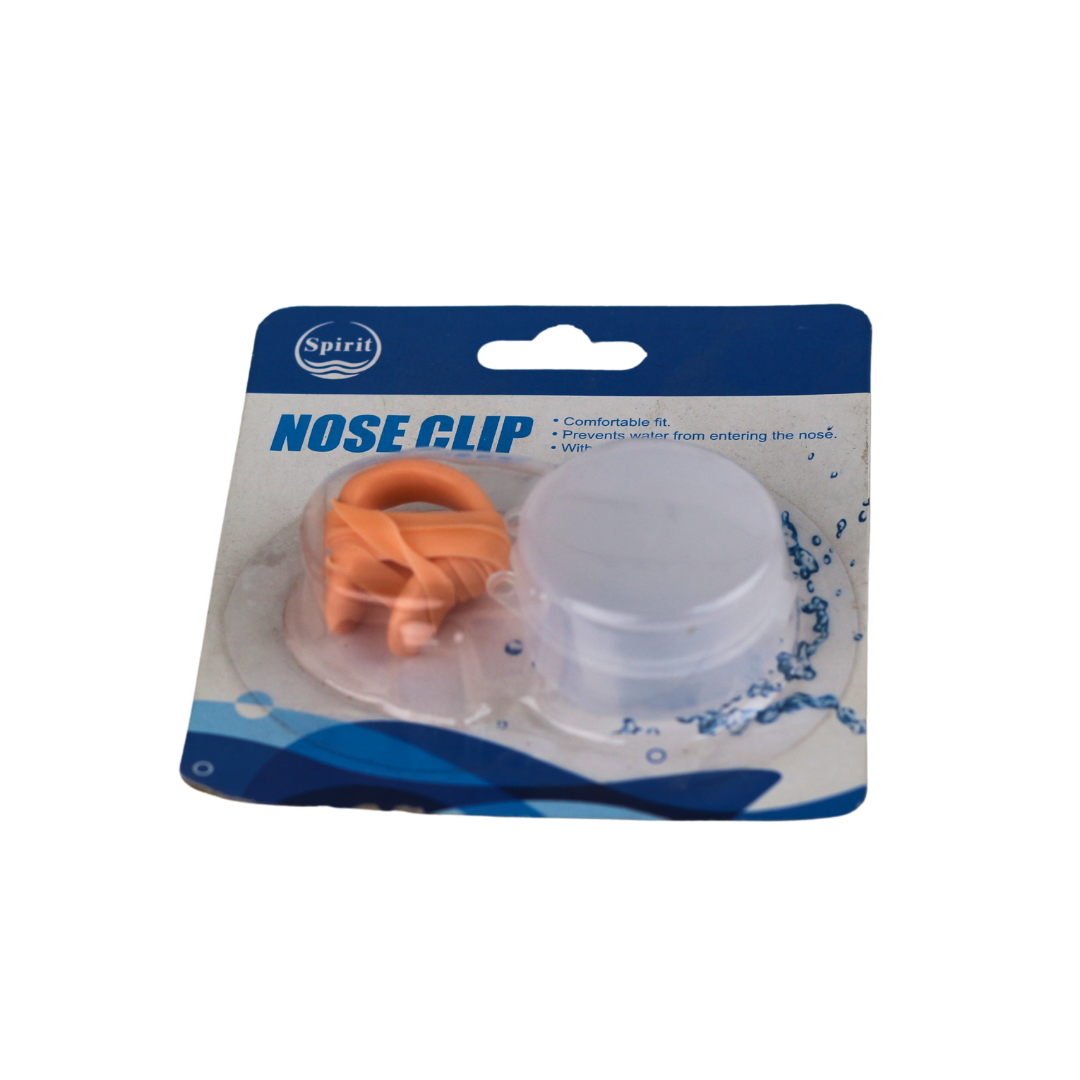 Spirit Performance Swim Nose Clip - Secure & Comfortable Fit for Competitive Training, Lap Swimming & Aqua Aerobics - Includes Hygienic Case