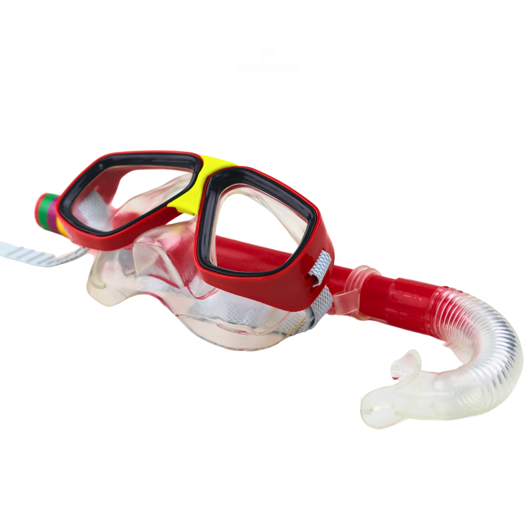 Pro-Junior Snorkel and Mask Set for Kids | Anti-Fog, Leak-Proof Swimming & Diving Gear for Young Champions in Training, High-Visibility Design for Water Sports