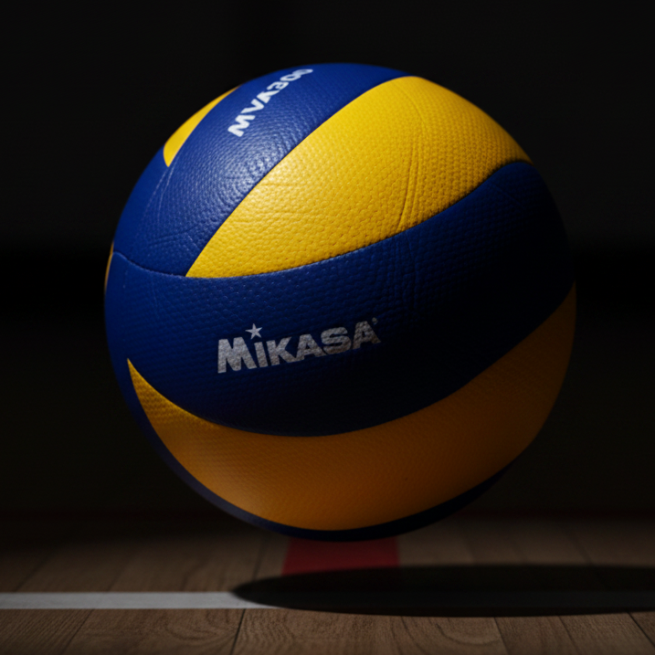 Mikasa Professional Volleyball - Official-Grade Indoor Match & Training Ball for Superior Grip, Control, and Durability | High-Performance Sports Equipment in Egypt