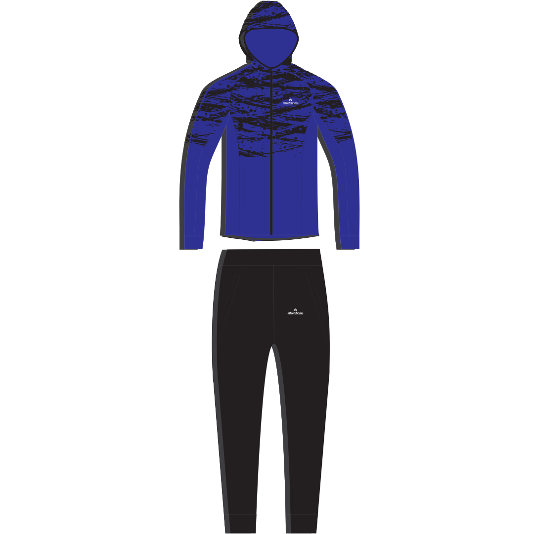 Athlete Home Men's Performance Training Tracksuit | Full-Zip Jacket & Joggers for Gym, Warm-ups, and Active Lifestyles