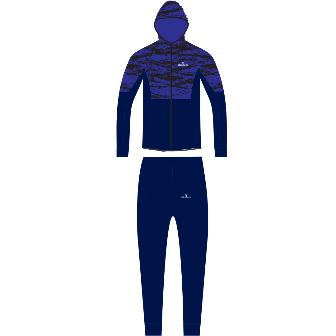 Athlete Home Men's Performance Training Tracksuit | Full-Zip Jacket & Joggers for Gym, Warm-ups, and Active Lifestyles