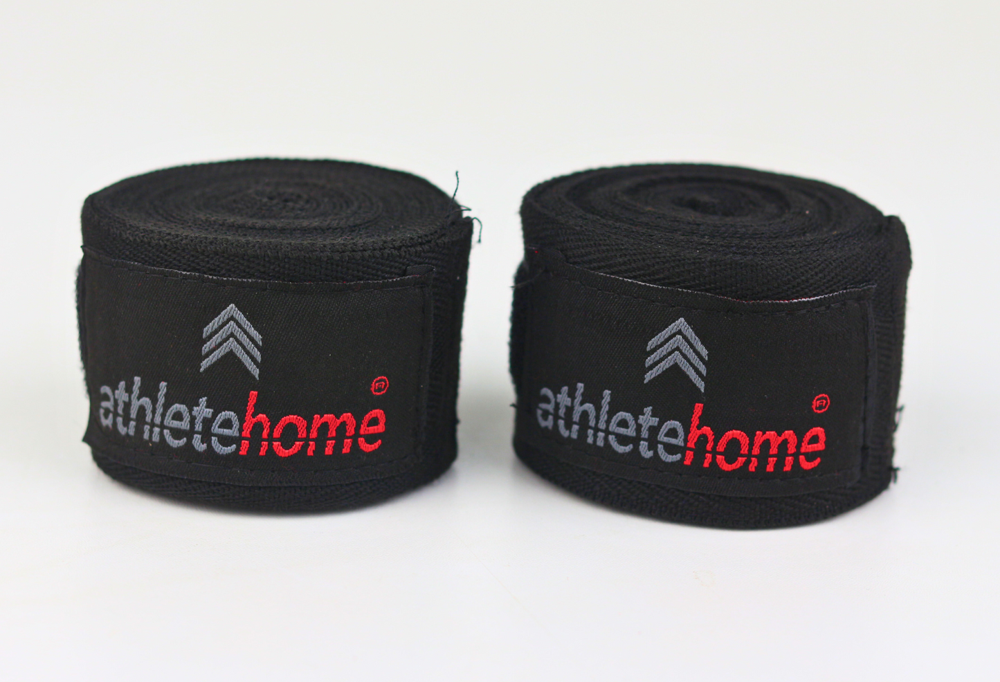 رباط يد احترافي من Athlete Home مقاس 180 بوصة | باندج ملاكمة قطني شبه مرن باللون الأحمر لرياضات الفنون القتالية المختلطة، الملاكمة، والمواي تاي | لدعم الرسغ وحماية مفاصل اليد