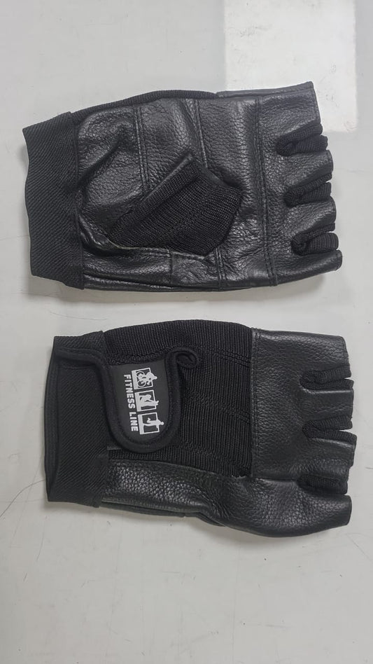 جوانتي الجيم الكلاسيكي "الأساسي" من Athlete Home - جلد طبيعي مع بطانة لحماية اليد وقبضة قوية لرفع الأثقال وكمال الأجسام