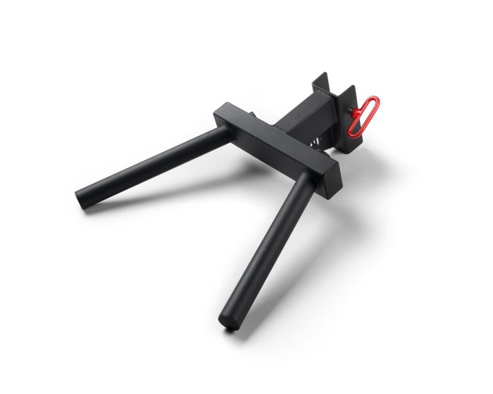 Pro Rack-Mounted Dip Station Attachment | Heavy-Duty Steel Dip Bar for Chest, Triceps & Core Workouts | Power Rack & Squat Stand Accessory