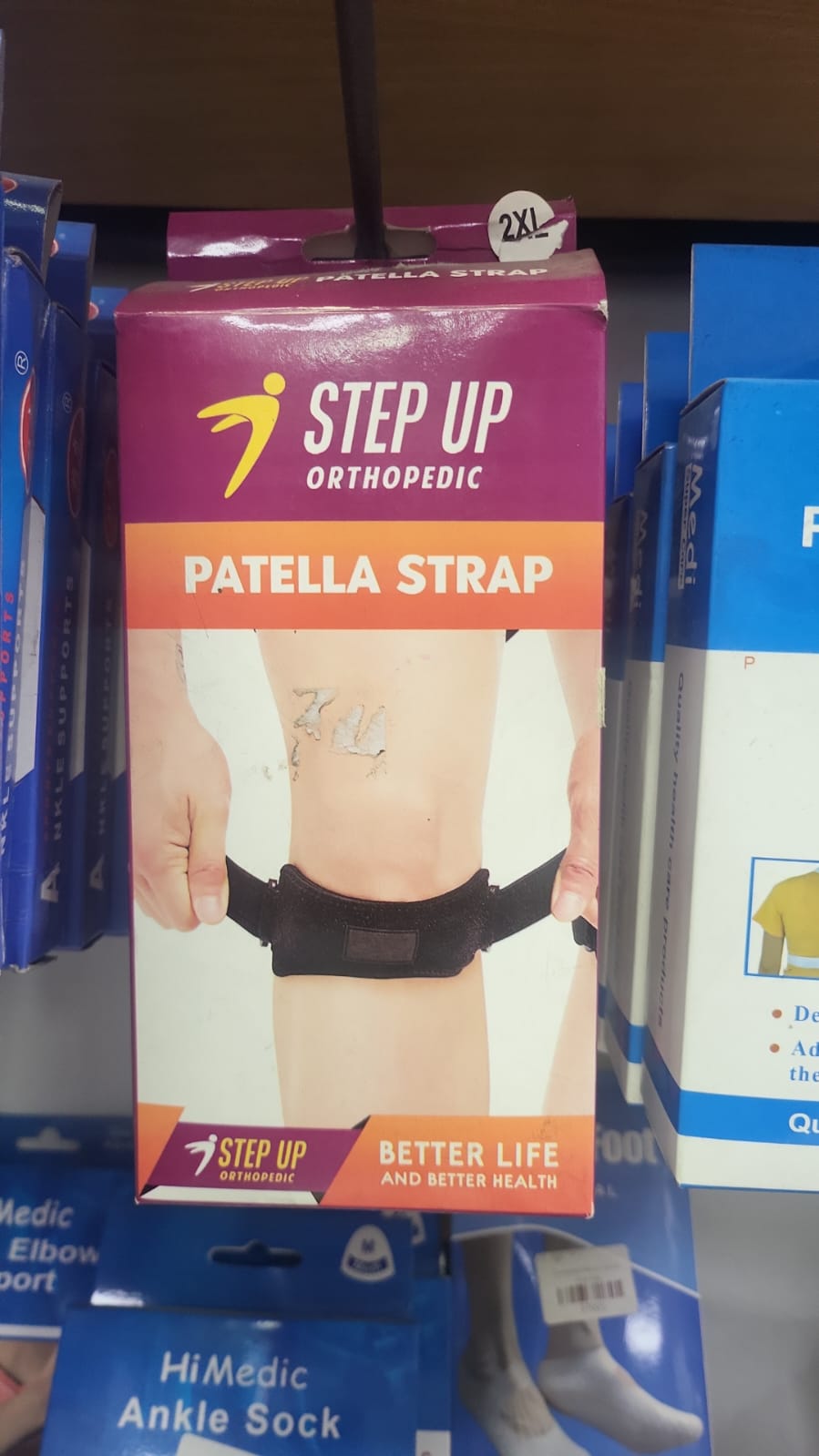 Patella Strap Knee Support – Adjustable Patellar Tendon Strap for Running, Gym, Squats & Sports – Relieves Knee Pain and Stabilizes Patella – Anti-Slip Design