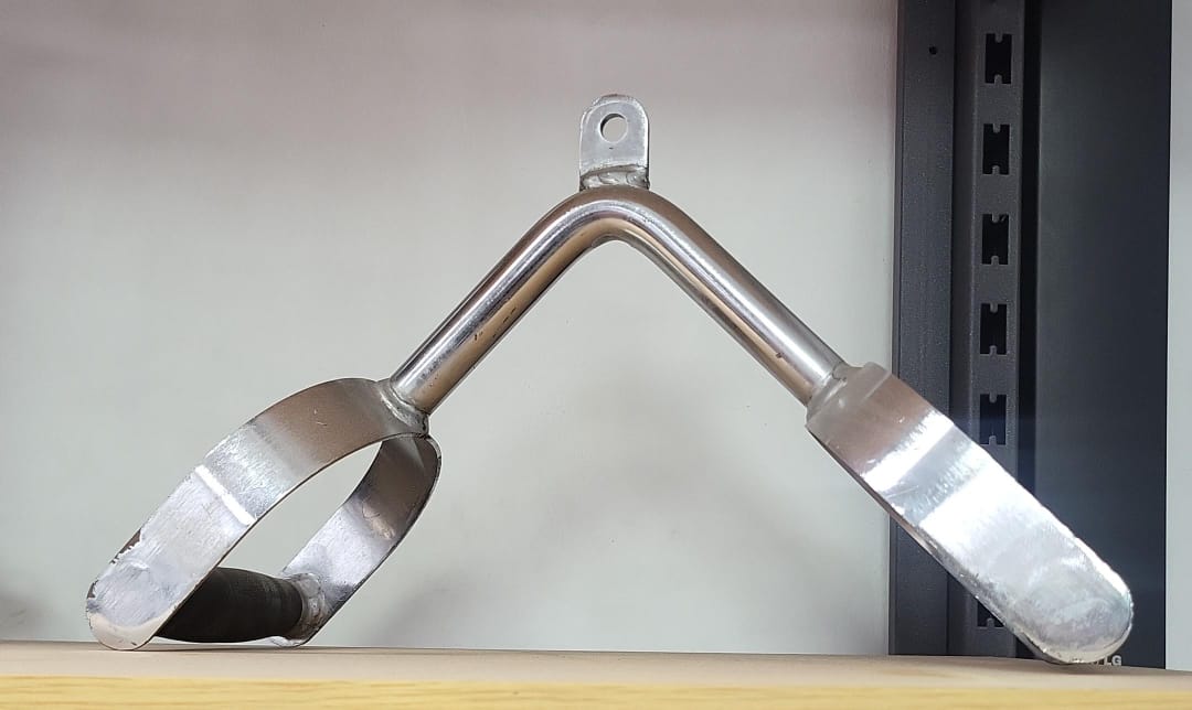 Athlete Home Double D Cable Row Handle | Heavy-Duty Steel Close Grip Attachment for Back and Arm Strength | Non-Slip Ergonomic Gym Cable Handle for Home and Commercial Use in Egypt