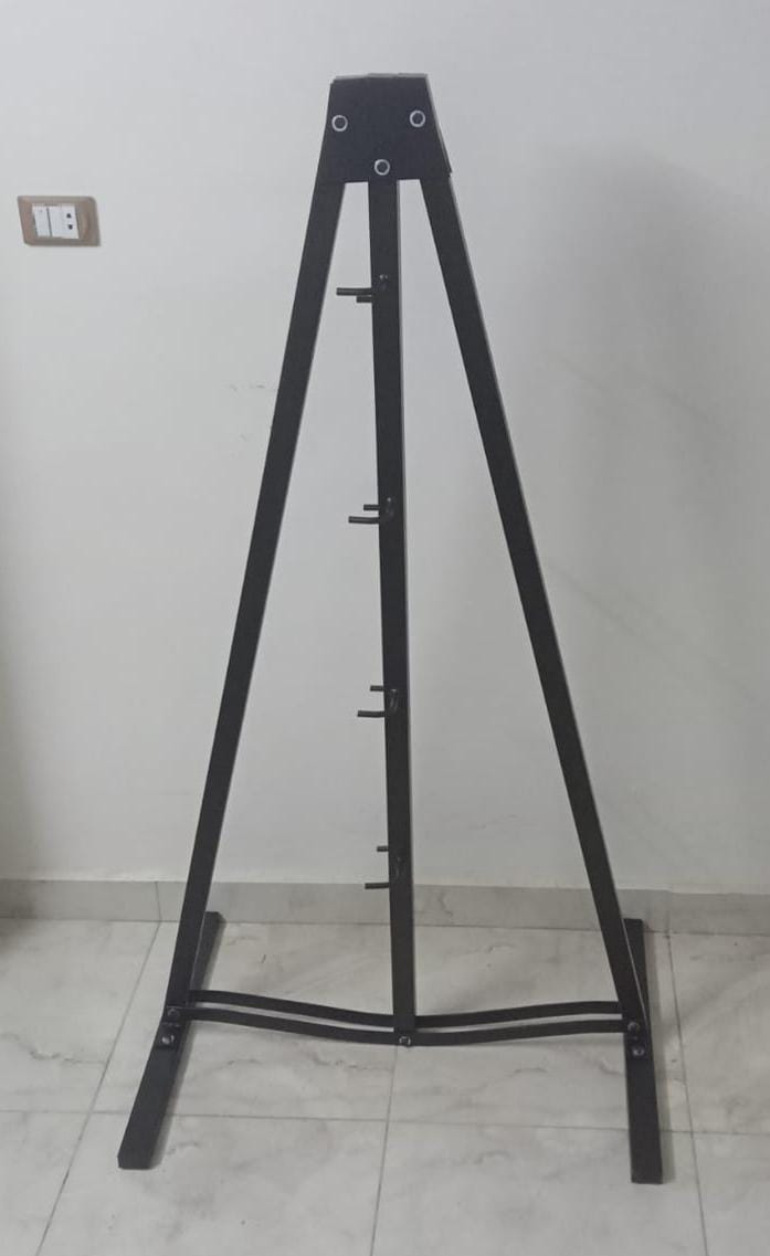 ستاند تخزين أقراص الأوزان الأوليمبية ثقيل التحمل | رف تنظيم الحديد للجيم المنزلي والتجاري | حامل أقراص قوي من钢 لتوفير المساحة للرياضيين في مصر