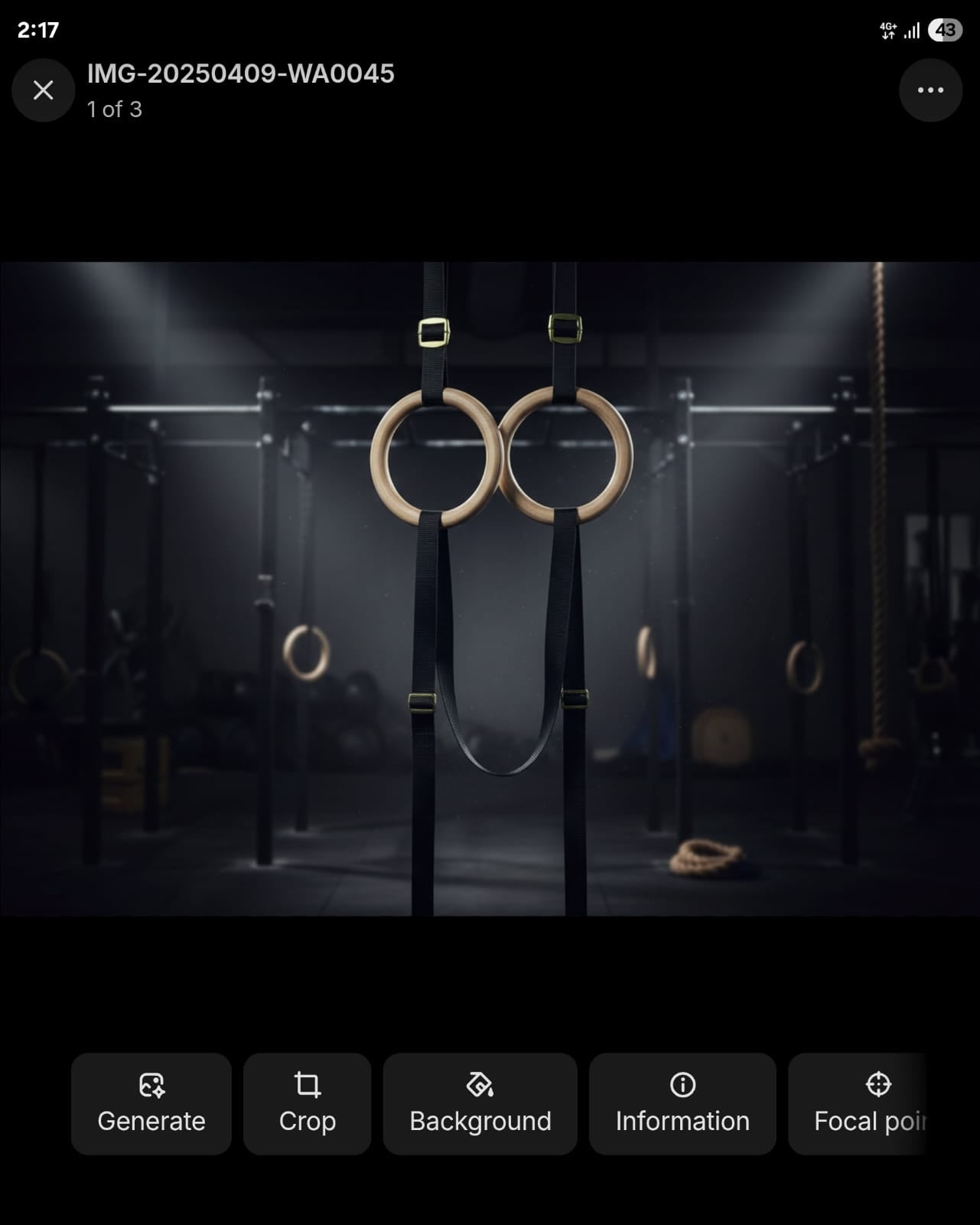 Athlete Home Premium Wooden Gymnastic Rings with Heavy-Duty Adjustable Straps – Professional Crossfit, Calisthenics, and Home Gym Suspension Trainer for Full-Body Strength & Core Stability