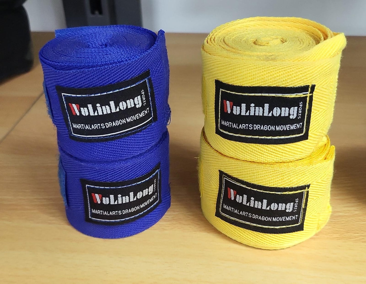 WuLinLong Professional Boxing Hand Wraps for Wrist & Knuckle Protection – Premium Elastic Cotton Support Bandage for MMA, Kickboxing, and Home Fitness