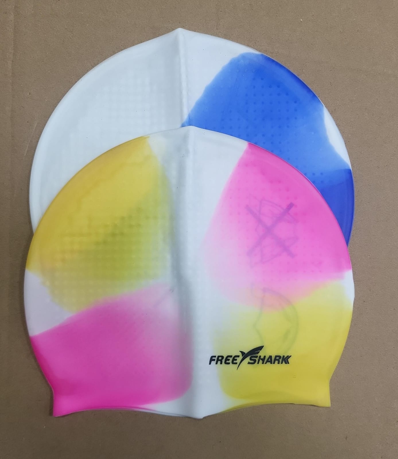 Premium Silicone Swimming Cap for Kids and Toddlers - Ultra-Elastic Waterproof Swim Hat with Cute Cartoon Chick Design for Hair and Ear Protection