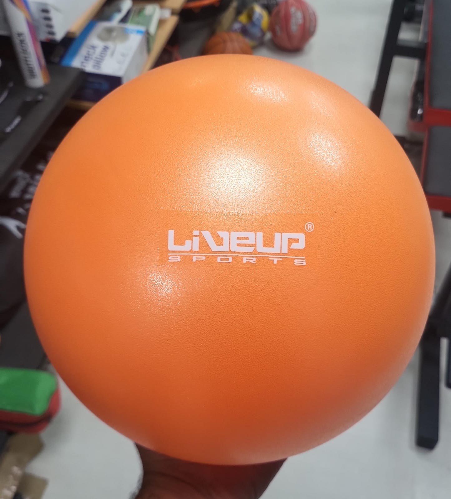 Liveup Sports Pilates Ball – Premium Mini Exercise & Stability Ball for Core Strengthening, Barre, Yoga, and Physical Therapy | Anti-Burst Small Fitness Ball