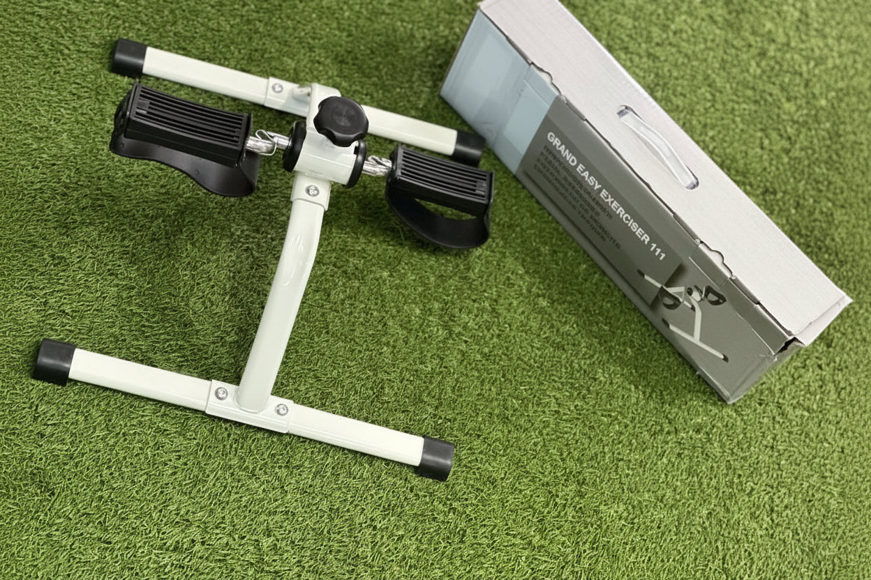 Athlete Home Grand Easy Exerciser 111 Mini Pedal Exerciser – Portable Under-Desk Exercise Bike & Leg-Arm Trainer for Home Gym, Rehab, and Cardio Conditioning