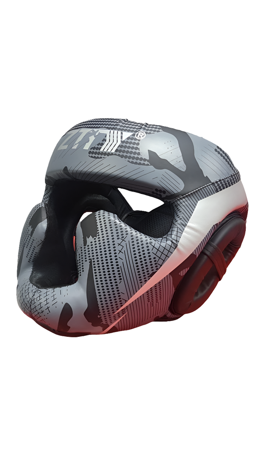 Athlete Home Apex Series Protective Sparring Headgear - Full Face Guard with Cheek & Chin Protection for Boxing, MMA, and Muay Thai - Maximum Shock-Absorption & Secure No-Slip Fit - Urban Camo Edition