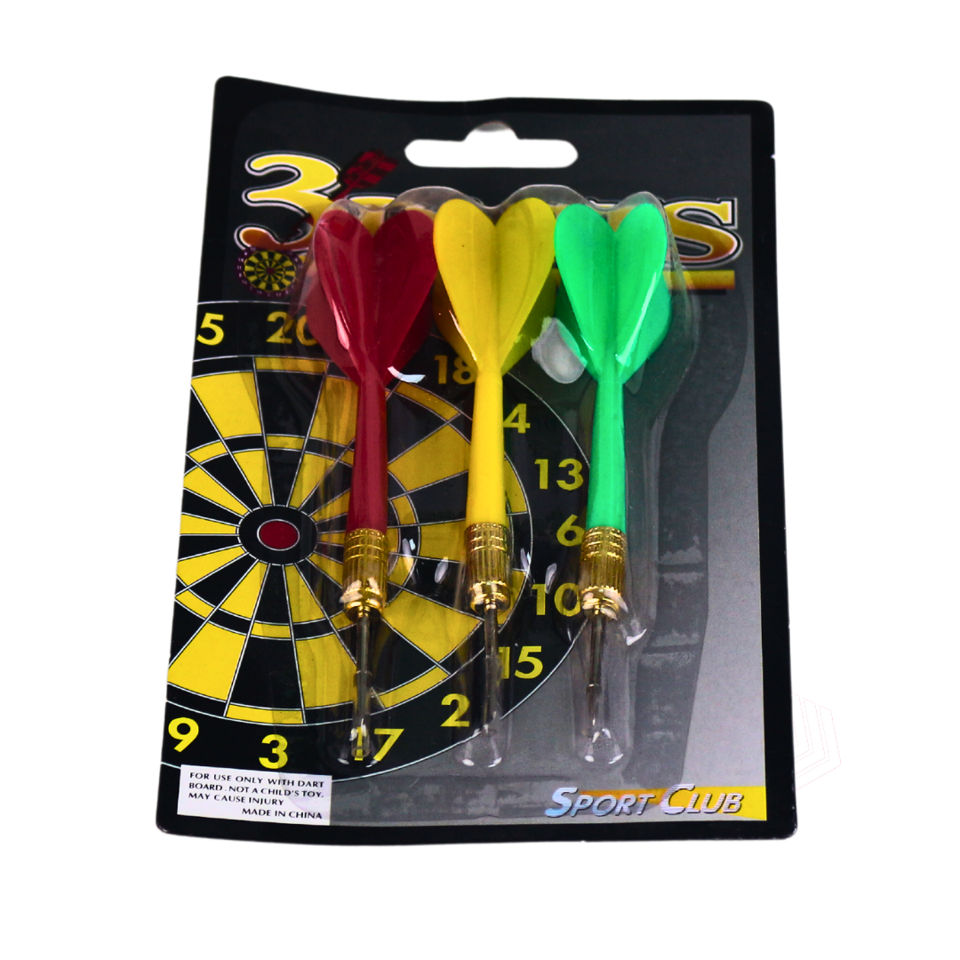 طقم سهام (دارتس) بنمط احترافي ) | سهام ترفيهية بمقبض نحاسي محفور للدقة والتحكم | لعبة ممتعة للمنزل والتجمعات