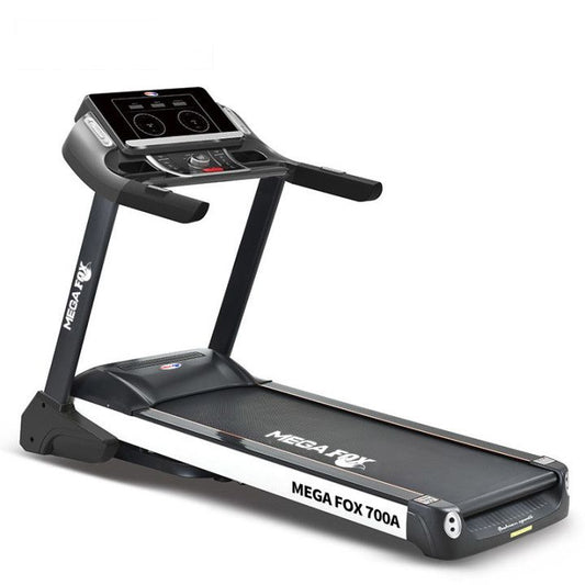 مشاية كهربائية ميجا فوكس 700A من أثليت هوم: بميل كهربائي ونظام امتصاص الصدمات للجري عالي الكثافة، الهيت والكارديو - معدات رياضية منزلية ممتازة في مصر
