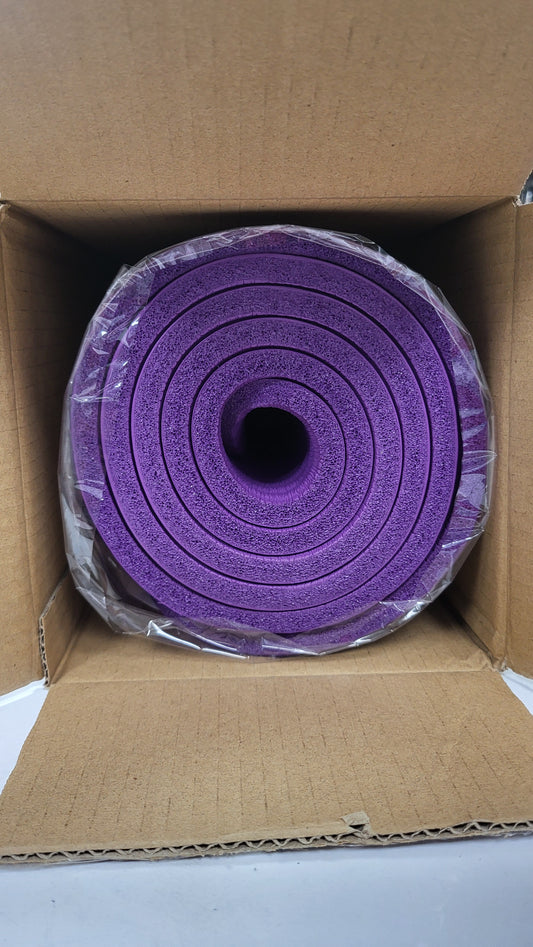 Athlete Home Premium Thick Exercise Mat for Yoga, Pilates & Fitness - High-Density Non-Slip Foam for Superior Joint Support & Comfort - Durable Workout Mat for Home & Gym