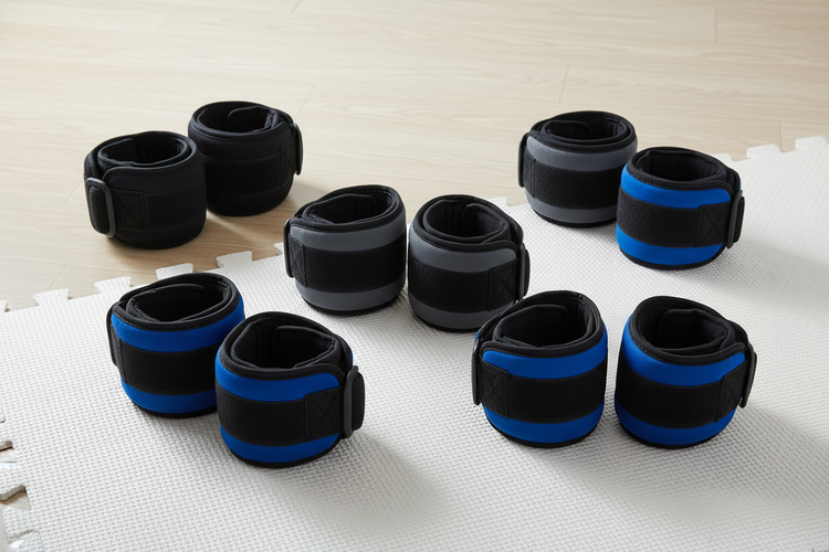 Ankle Weights Photorealistic Banner