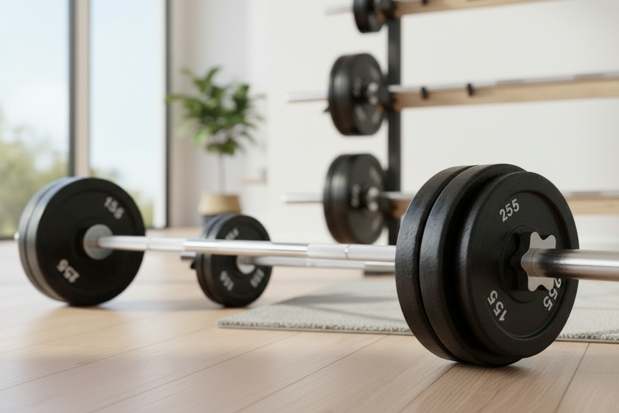 Home Barbells Close-up Cover