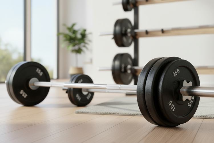 Home Barbells Close-up Cover