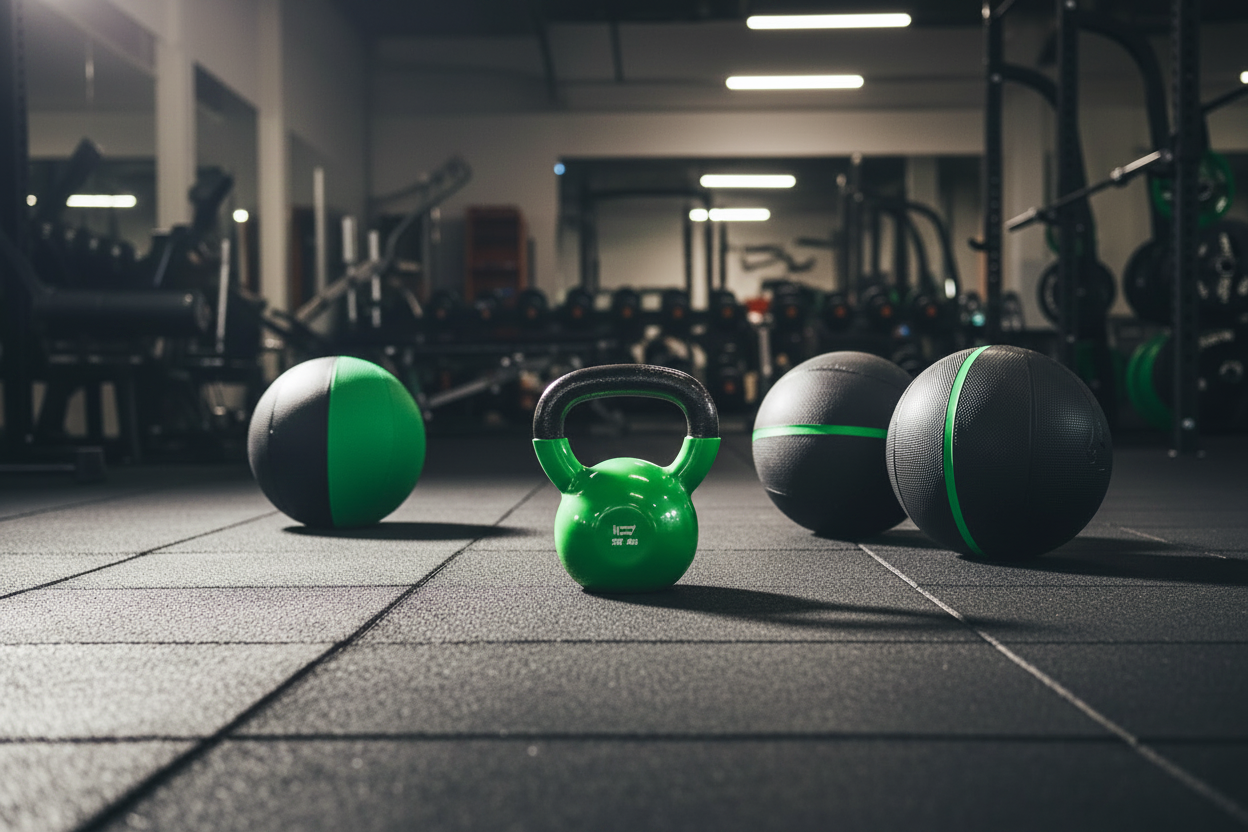 Kettlebells & Medicine Balls - Brighter